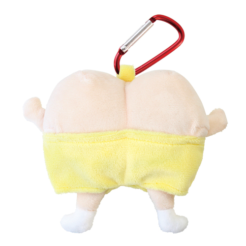 クレヨンしんちゃん カラビナ付きぬいぐるみファスナーMCケツだけ