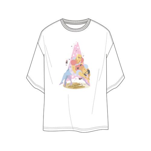 クレヨンしんちゃん（CP） ピンクラメTシャツ ジョマ＆マカオWH