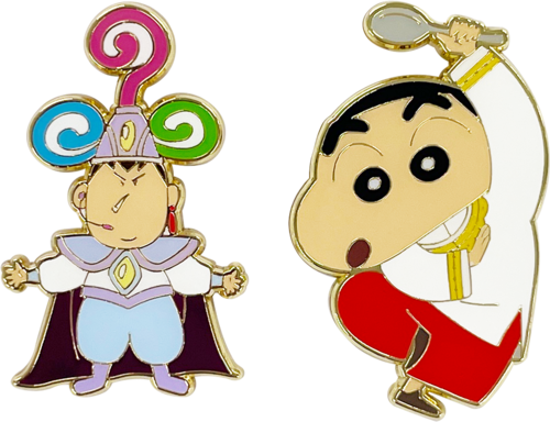 テレビ朝日 しんちゃん ピンバッジ セット 2002 クレヨンしんちゃん 