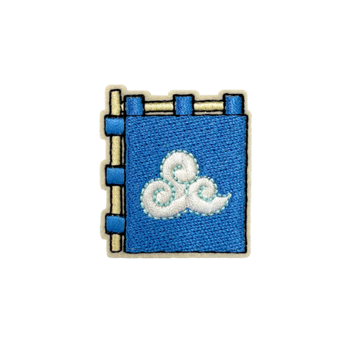 クレヨンしんちゃん 刺繍ワッペンシール 又兵衛の旗印 | クレヨン