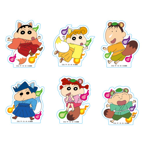 クレヨンしんちゃんグッズ まとめ売り 66点 クレヨンしんちゃん アクリルクリップ（ランダム6種） 2026映画