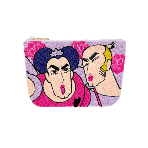 クレヨンしんちゃん サガラ刺繍ポーチ マカオとジョマ | クレヨン
